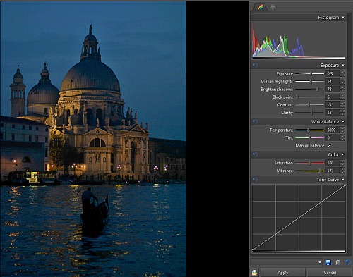 zoner photo studio 15 pro sidebar panel