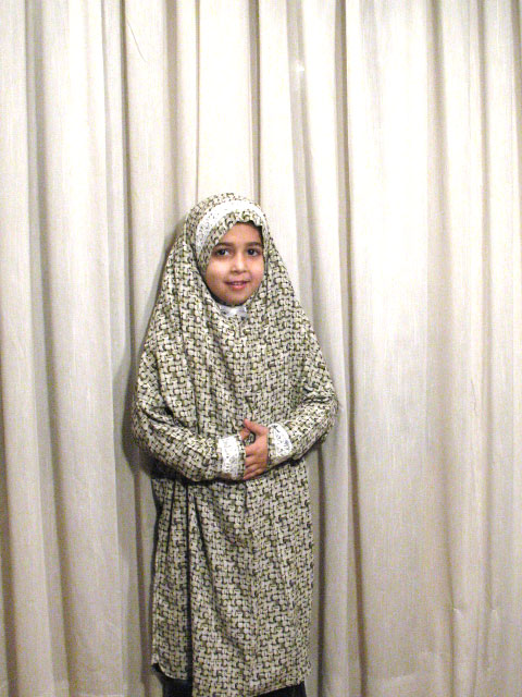 2. Islamic Abaya Style Cut Child Prayer Dress