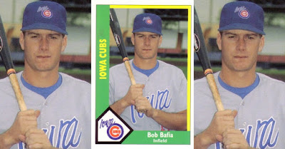 Bob Bafia 1990 Iowa Cubs card