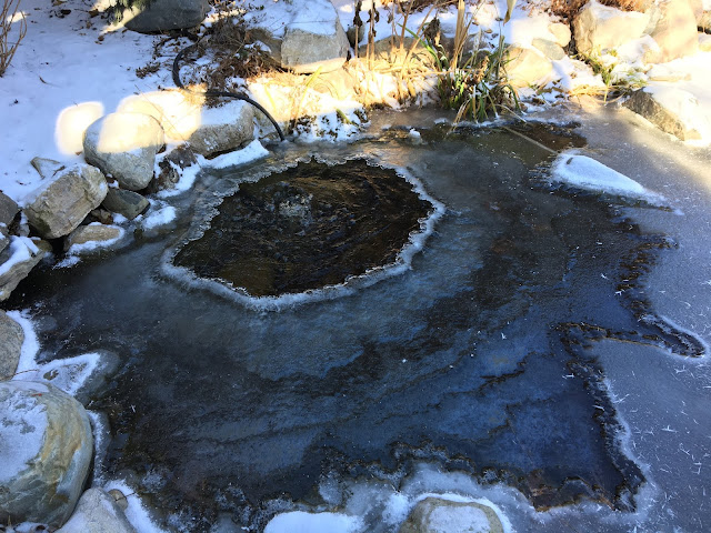 Pond Aerator in Winter