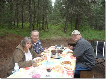 Soup for Dinner at Lac La Hache Provincial Park