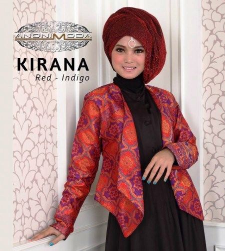  20 model blazer  batik  wanita muslimah  dian pelangi 