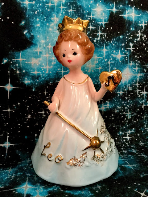 Josef Originals Zodiac Girl - Leo vintage figurine horoscope