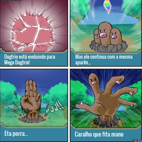 Evolução de Dugtrio para Mega DugTrio