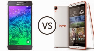 Perbandingan Samsung Galaxy Alpha vs. HTC Desire 820