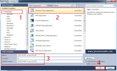 Membuat CRUD VB .NET Database Access ACCDB