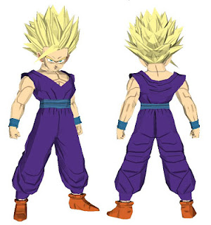 Gohan Super Saiyan 2 Papercraft