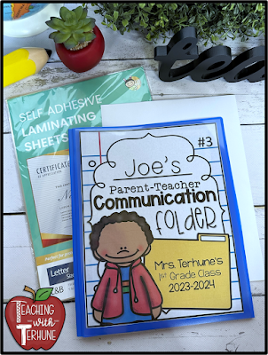 Parent-Teacher Communication Folders