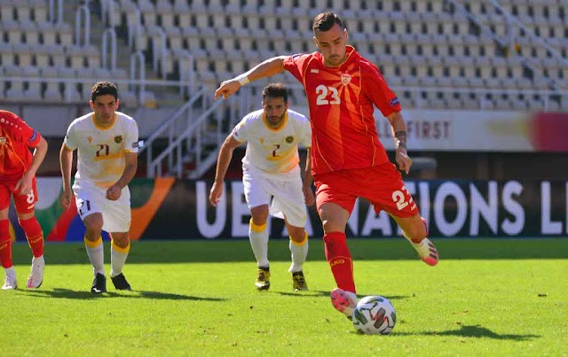 Macedonia wins over Armenia