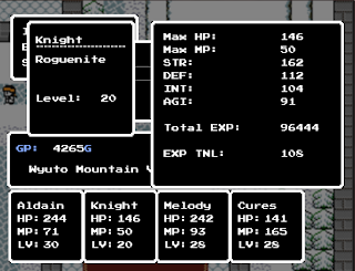 Authentic Dragon Quest Styled Menus