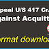 Appeal against acquittal under section 417 Cr.PC 