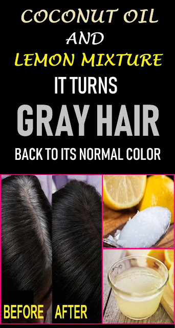 How To Use Coconut Oil And Lemon Juice For Gray Hair