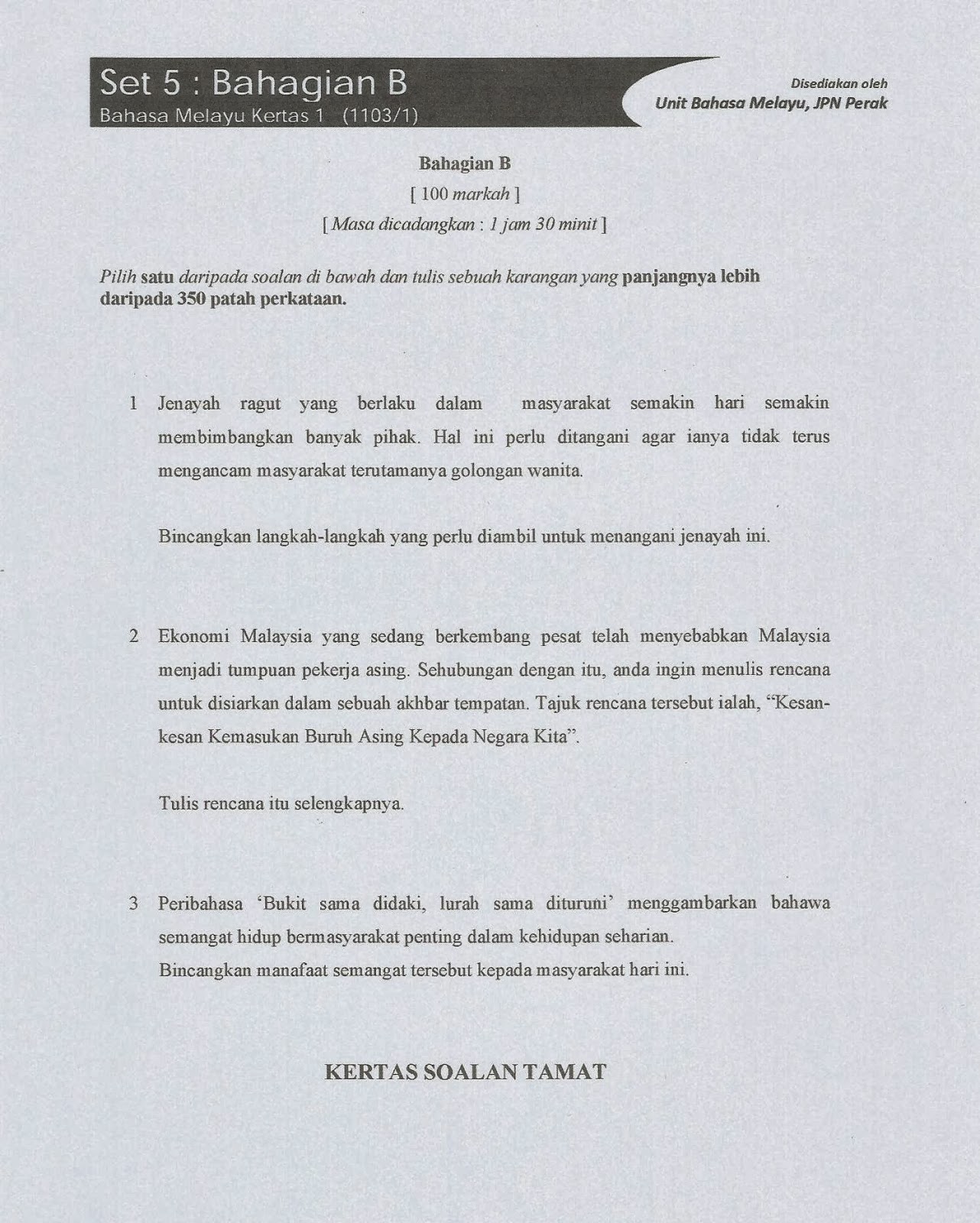 Contoh Soalan Kesalahan Ejaan Dan Imbuhan Spm - Kecemasan w