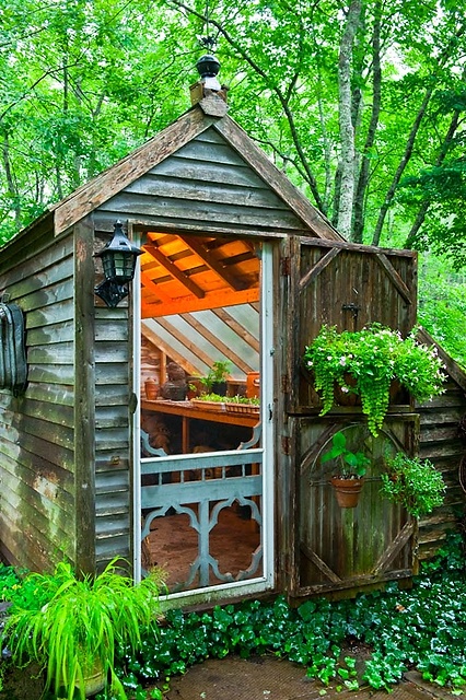 lady anne's cottage: charming garden sheds...