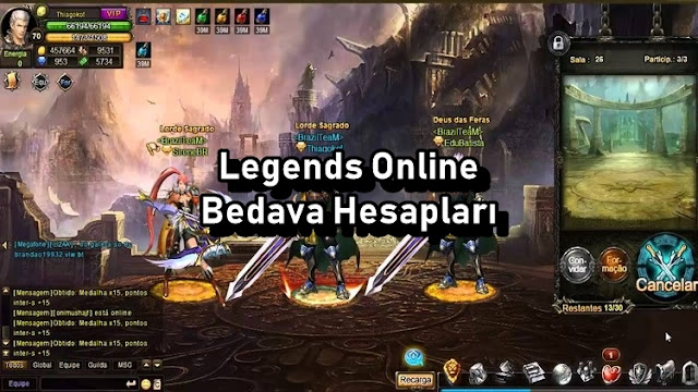 Legends Online Bedava Çarlar