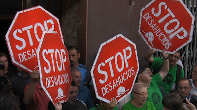 manifestación Stop desahucios