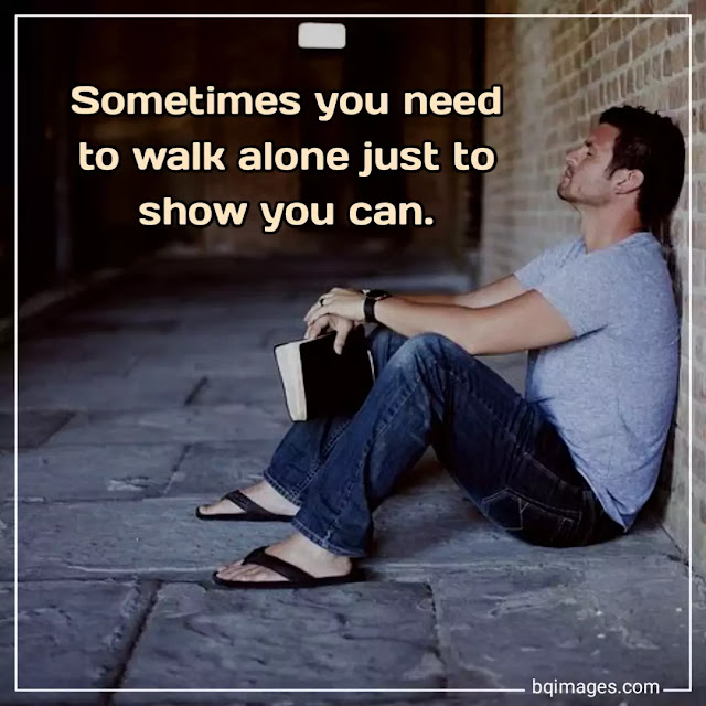 feeling alone images status