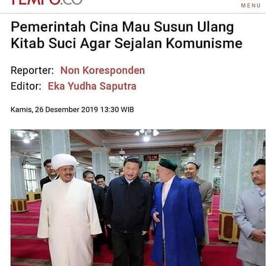 Pemerintah China Revisi Alqur'an