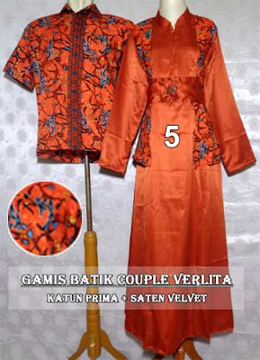  Model Terbaru ini harus anda miliki karena sesuai dengan perkembangan dunia fashion masa  Koleksi Baju Gamis Batik Modern Couple, Model Terbaru 2018, EKSKLUSIF