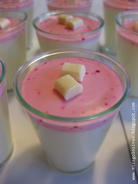 Mousse au chocolat blanc