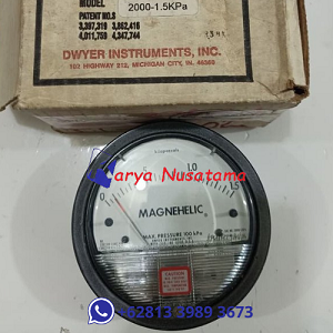 Jual Magnehelic Pressure Gauge Seri 2000-1.5KPA Dwyer