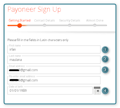 panduan pendaftaran dan aktifasi card pada payoneer