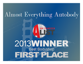 Almost Everything wins Best Auto Body Shop Award in San Francisco Bay Area A List Contest