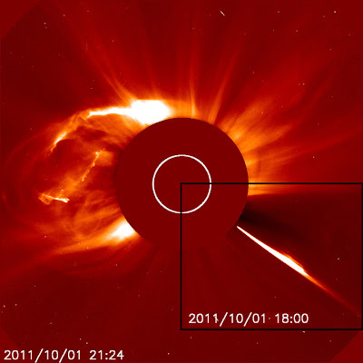 Suburban spaceman: NASA SOHO: Newfound Comet to Dive Through Sun