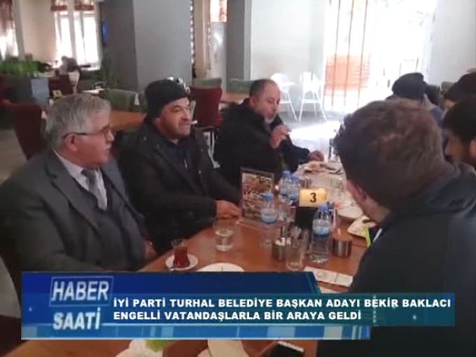 İYİ PARTİ TURHAL BELEDİYE BAŞKAN ADAYI BEKİR BAKLACI 