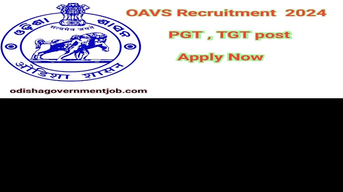 OAVS Recruitment Hirli,Apply For TGT & PGT Posts