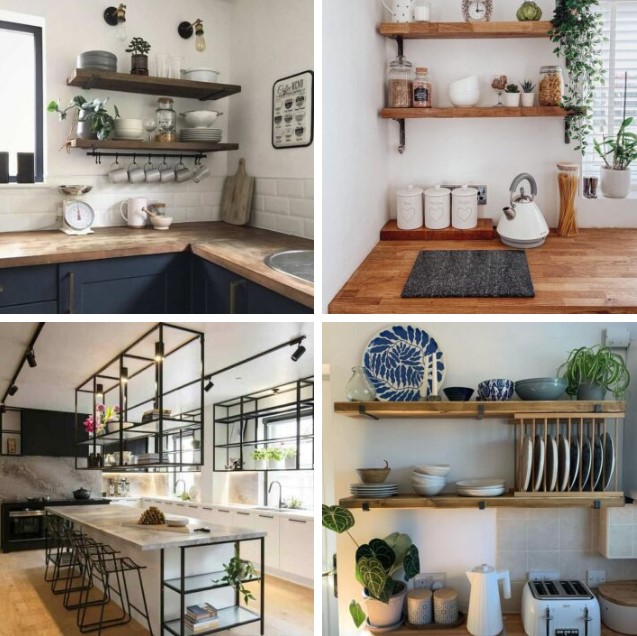 Ideas for Kitchen Shelves