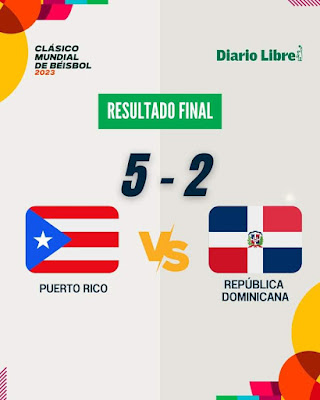 Puerto Rico derrota 5-2 a la República Dominicana y la elimina en la primera ronda del Clásico Mundial de Béisbol.