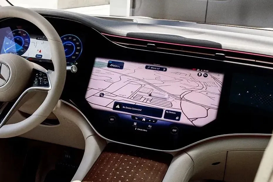 A large infotainment touchscreen with an intuitive interface.