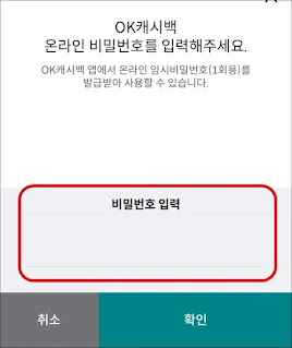 비밀번호 입력 후 하나머니 전환 완료