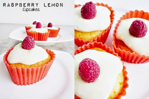 Raspberry-Lemon Cupcake