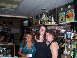 The Smokeshop barmaids (and bystander)