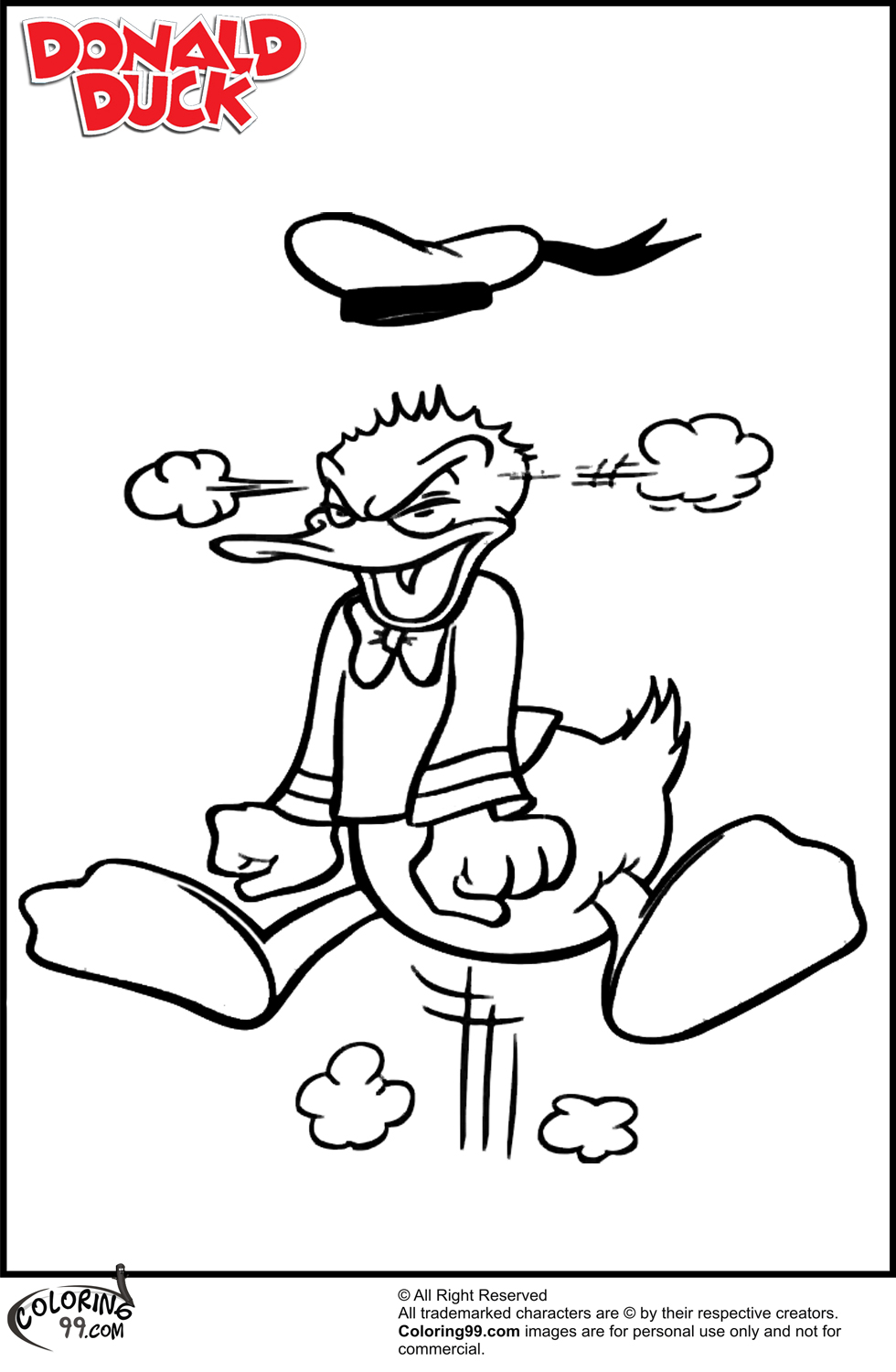 Download Coloring Pages Of Donald Duck - 292+ SVG Cut File for Cricut, Silhouette and Other Machine