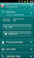 Kaspersky Mobile Security ANDROID