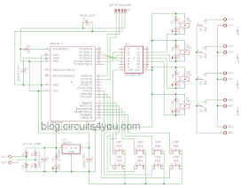 Bluetooth based home automation system circuit diagram