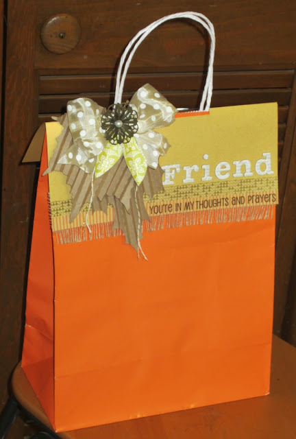 Gift Bag Topper Tutorial by Christine Meyer for CutCardStock - Who needs tissue paper when you can create something this pretty?