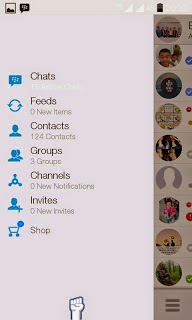 BBM Mod Facessenger 2.8.0.21 (Facebook Theme)