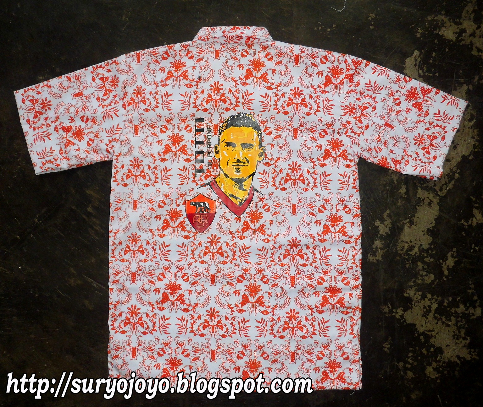 " SURYO JOYO " konveksi & sablon: BATIK KARIKATUR TOTTI 