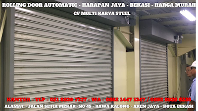 GAMBAR, ROLLING DOOR OTOMATIS, HARAPAN JAYA, HARGA, ROLLING DOOR OTOMATIS, PER METER, TERBARU, 2024