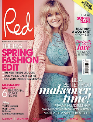 Sophie Dahl Photos from Red UK Magazine Cover March 2014 HQ Scans