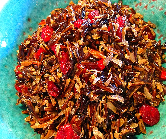 Wild Rice with Cranberries