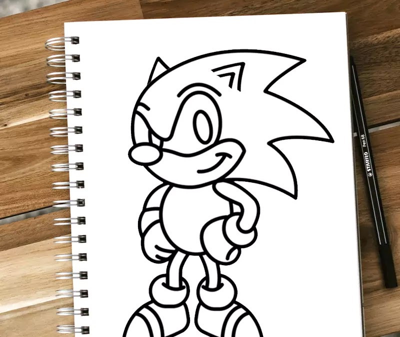 Transforme sua paixão pelo Sonic em arte! Aprenda a desenhar e