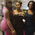 Yemi Alade, a fan and her massive booty take a pic at AFRIMMA