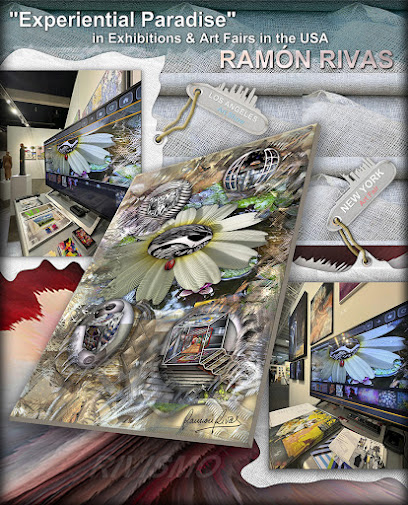 La obra de Ramón Rivas "Paraíso Experiencial", expuesta mediante  Exposición Digital en Los Ángeles y en Artexpo de Nueva York