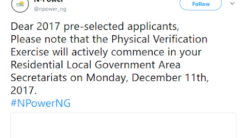 N-Power annouces date for Physical Verification Exercise