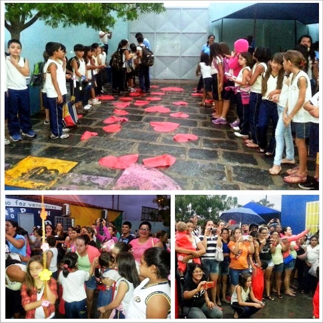 Alunos e professores da Escola Dinâmica iniciam comemorações em homenagem ao dia das mães